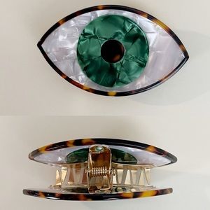 Evil Eye Acrylic Hair Claw (Brand New)